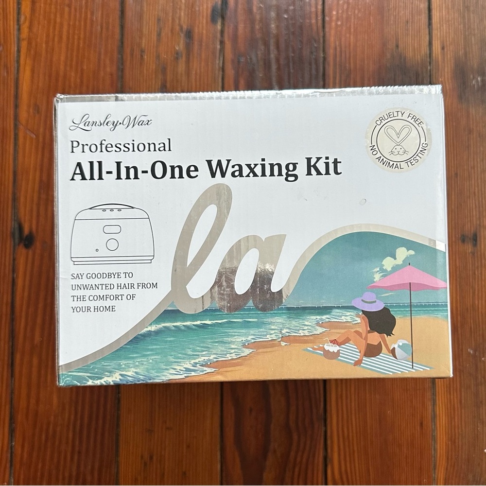 NEW Lansley Wax Digital Waxing Kit in Purple